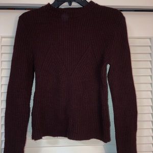 Burgundy sweater